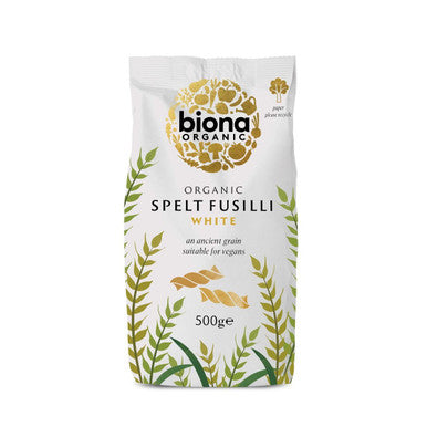 Biona Organic Spelt White Fusilli Pasta - 500g