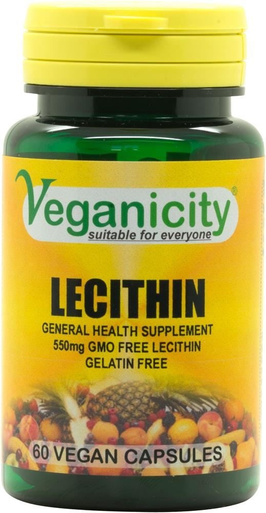 Veganicity Lecithin 550mg - 60 Capsules