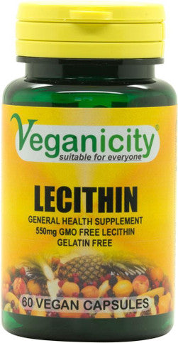 Veganicity Lecithin 550mg - 60 Capsules
