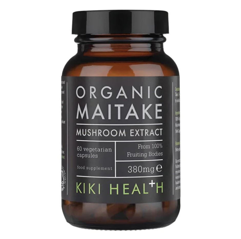 KIKI Health Organic Maitake Mushroom Extract - 60 Veg Caps