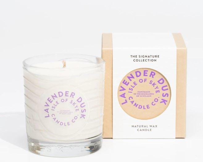 Isle of Skye Lavender Dusk Island Natural Wax Candle - 1 Unit