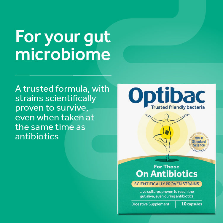 Optibac Probiotics For Those On Antibiotics - 10 Capsules
