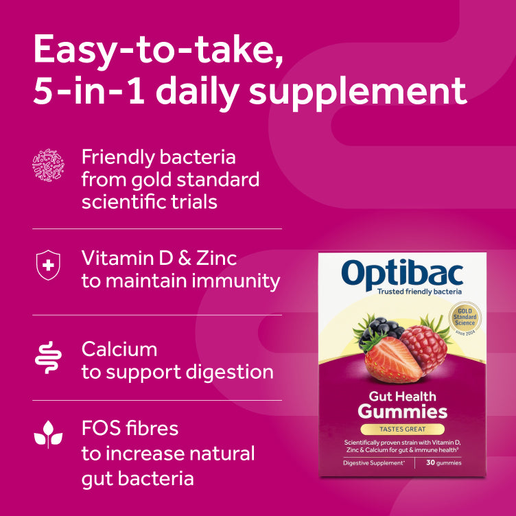 Optibac Gut Health Gummies - 30 Gummies