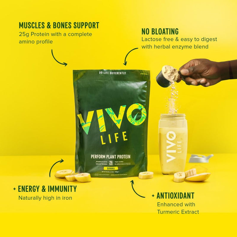 Vivo Life Perform Salted Maca Caramel Plant Protein - 266g