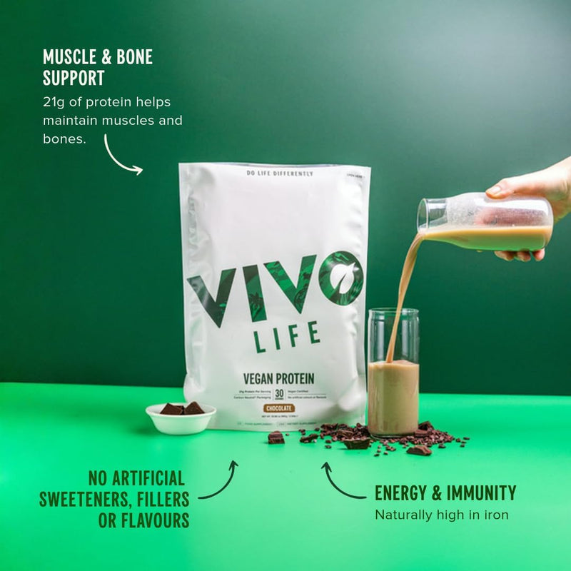 Chocolate Plant-Based Formula | Fermented Blend 21g Vegan Protein