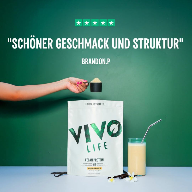 Vivo Life Madagascan Vanilla Vegan Protein - 900g