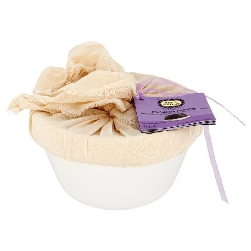 Roots and Wings Organic Christmas Pudding Ceramic Bowl - 454g