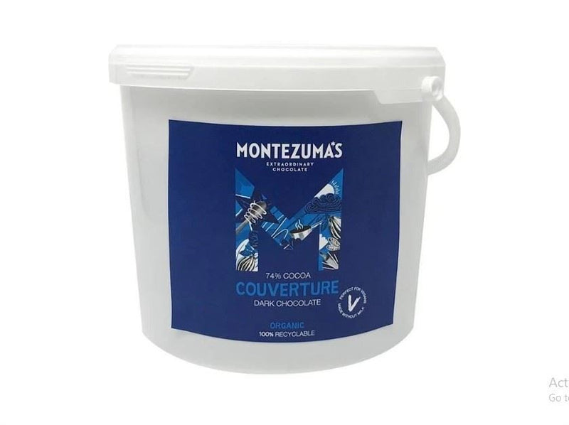 Montezumas Chocolate Organic Dark Chocolate Couverture - 3kg