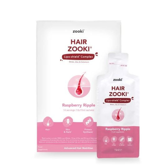 YourZooki Liposomal Hair Complex with Biotin Zinc & Selenium - 14 Sachets