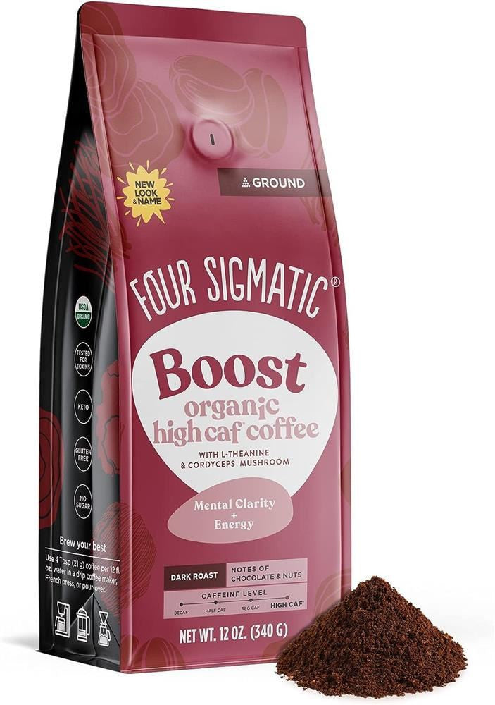 Four Sigmatic Boost Ground High Caf Coffee with Cordyceps - 340g