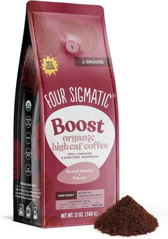 Four Sigmatic Boost Ground High Caf Coffee with Cordyceps - 340g