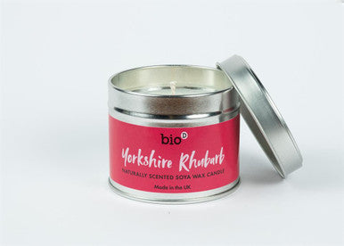 Bio-D Yorkshire Rhubarb Soya Wax Candle - 160g