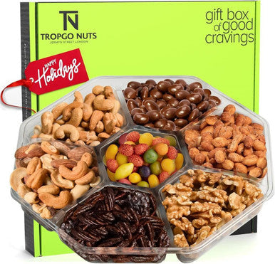Tropgo Nut & Sweet Platter Gift Box - 550g