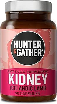 Hunter and Gather Kidney Capsules Grass Fed Lamb 90 Capsules