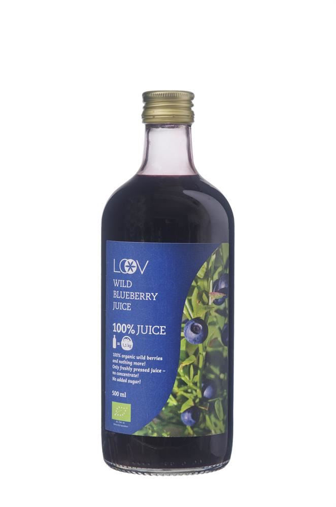 Loov Organic Wild Blueberry Juice - 500ml