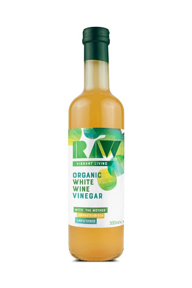 Raw Health Organic White Wine Vinegar with the Mother - 500ml