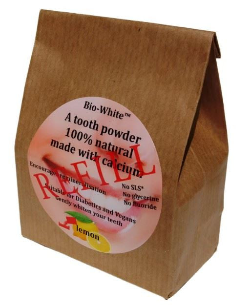 Bio-White Organic Tooth Powder Lemon Refill - 35g