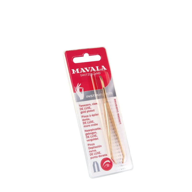 Mavala Gold Plated De Luxe Claw Tweezers