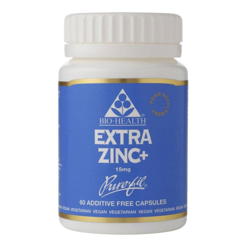 Bio Health Extra Zinc+ 15mg - 60 Capsules
