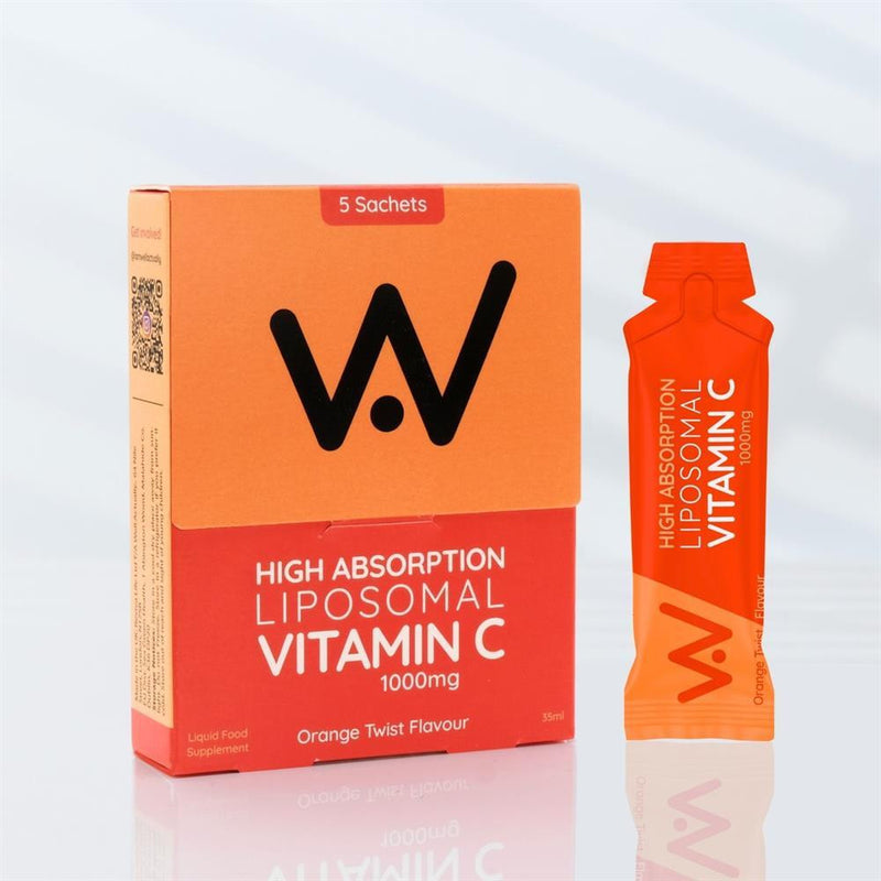 Well Actually Liposomal Liquid Vitamin C Orange Twist - 5 Sachets