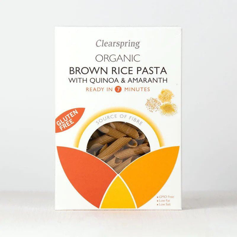 Clearspring Organic Gluten Free Brown Rice Pasta with Quinoa & Amaranth - 250g