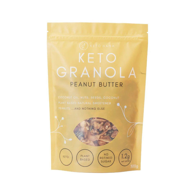 Keto Hana Peanut Butter Keto Granola - 300g