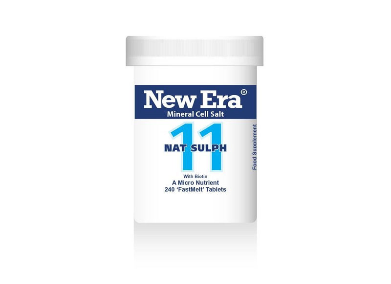 New Era No. 11 Nat Sulph - 240 Tablets