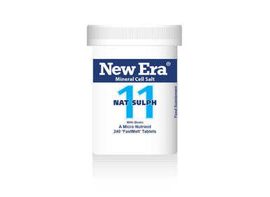 New Era No. 11 Nat Sulph - 240 Tablets