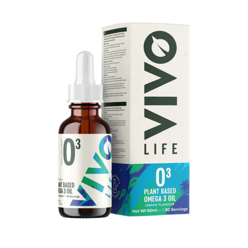 Vivo Life O3 Lemon Flavour Plant Based Omega 3 Oil - 60ml