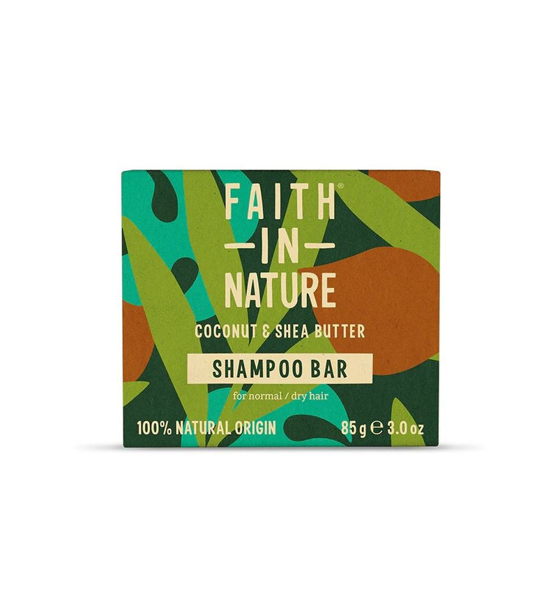 Faith in Nature Coconut & Shea Butter Shampoo Bar - 85g