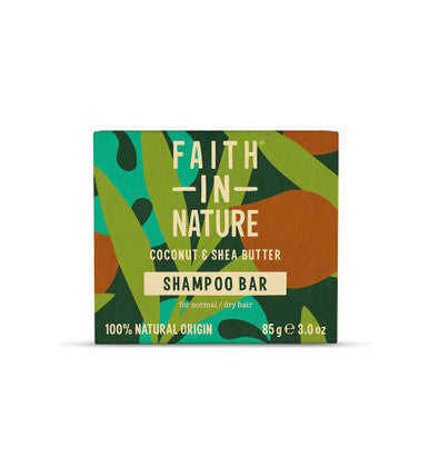 Faith in Nature Coconut & Shea Butter Shampoo Bar - 85g