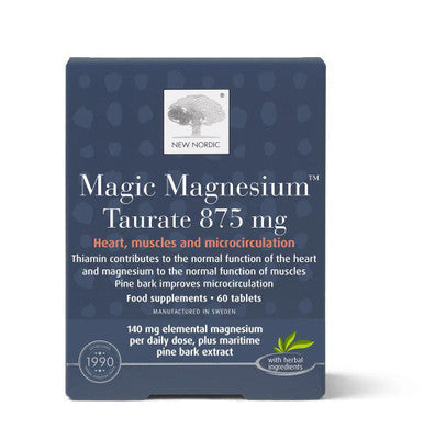 New Nordic Magic Magnesium Taurate 875mg - 60 Tablets