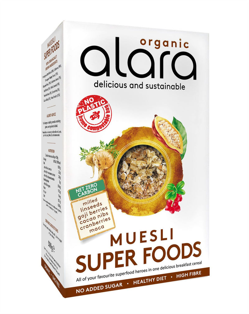 Alara Organic Muesli Super Foods - 500g