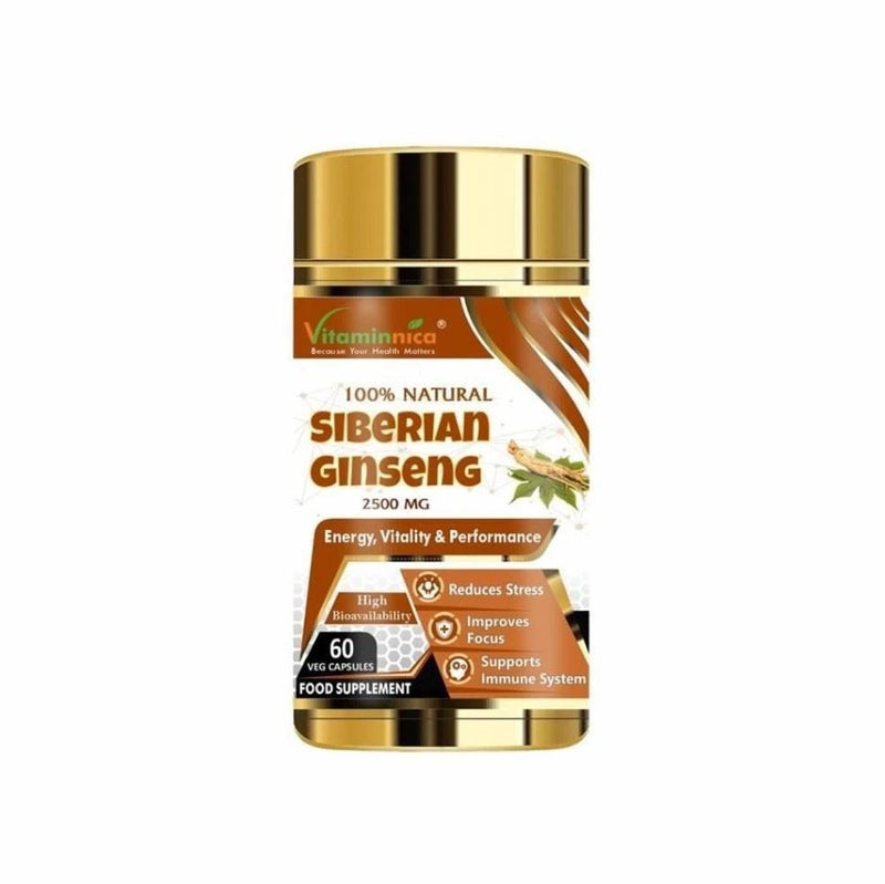 Vitaminnica Siberian Ginseng 2500mg - 60 Capsules