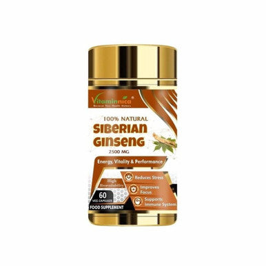 Vitaminnica Siberian Ginseng 2500mg - 60 Capsules
