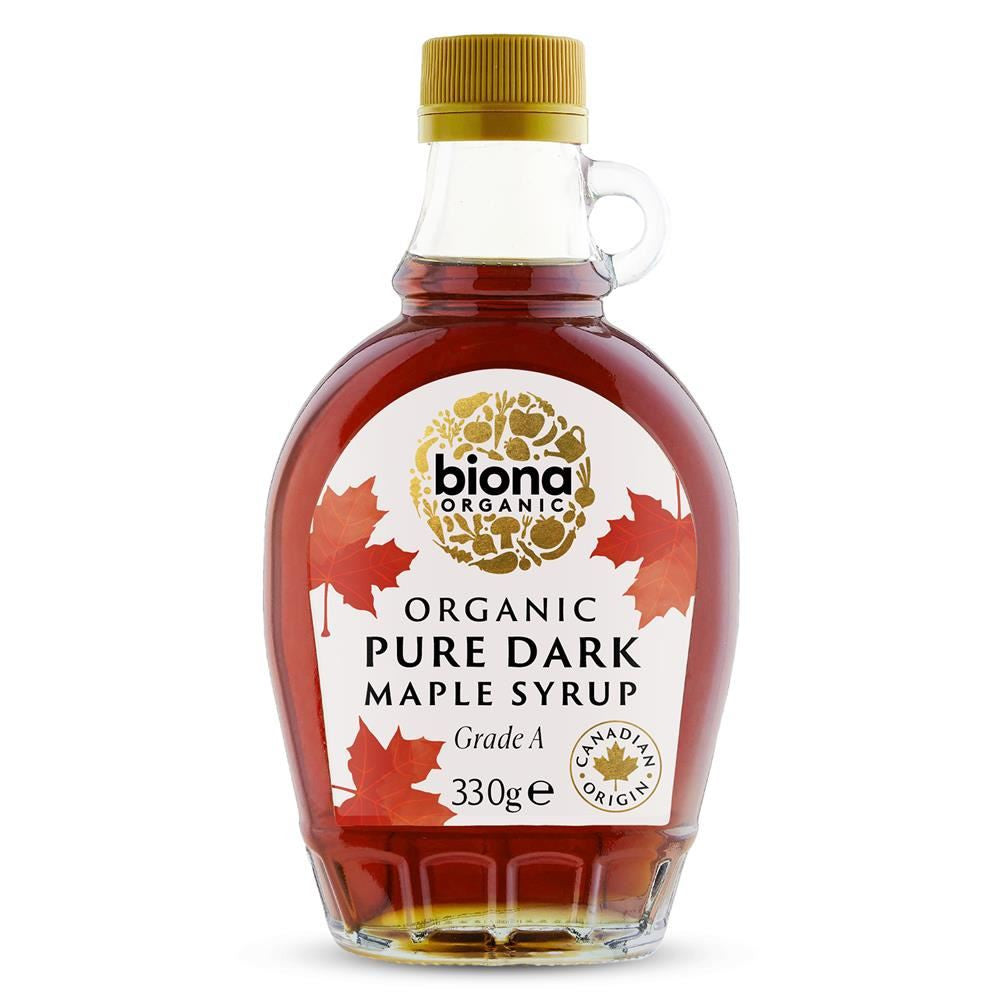 Biona Organic Pure Dark Maple Syrup - 330g | Vitamin Planet