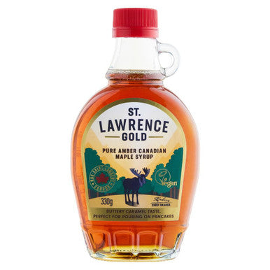 St Lawrence Gold Pure Amber Canadian Maple Syrup - 330g