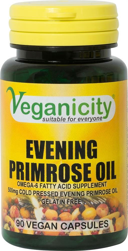 Veganicity Evening Primrose Oil 500mg - 90 Capsules