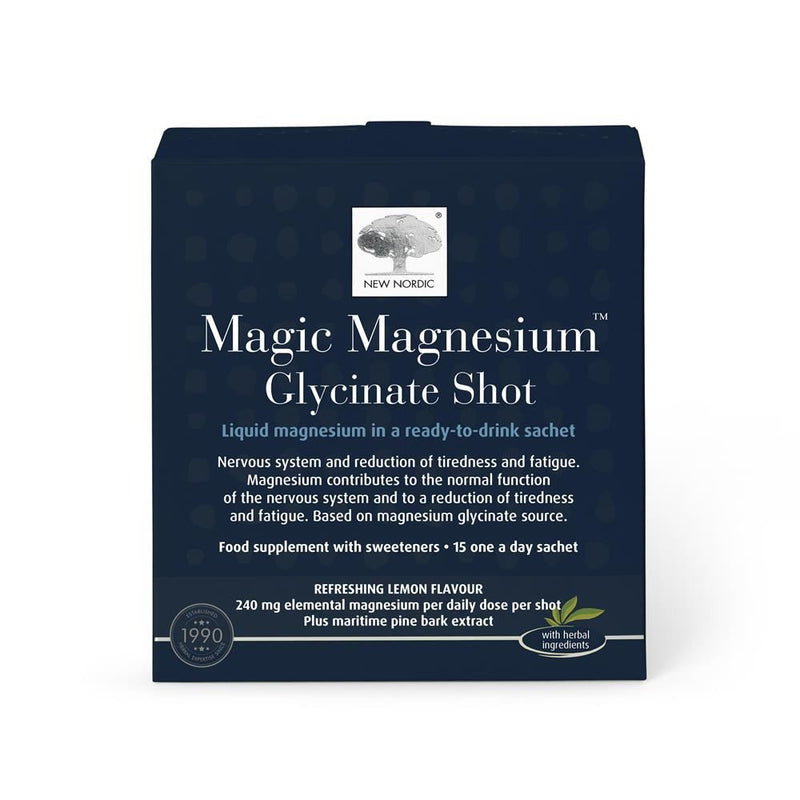 New Nordic Magic Magnesium Glycinate Shot - 15 Sachets