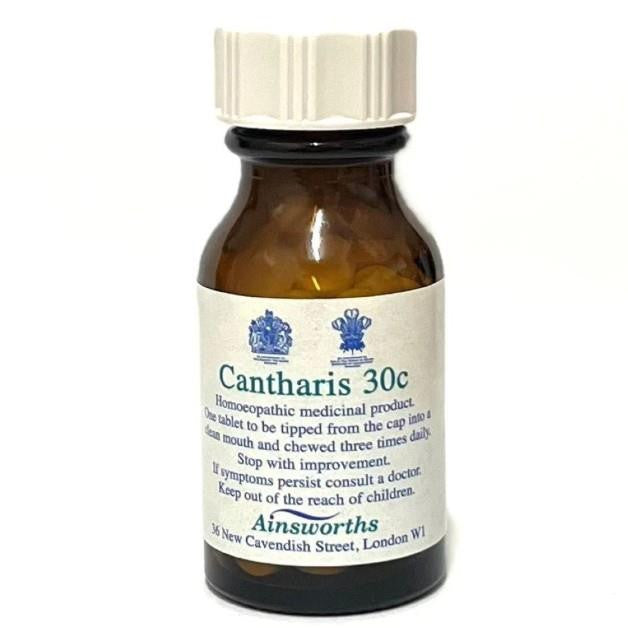 Ainsworths Cantharis 30C Single Counter Remedy - 120 Tabs
