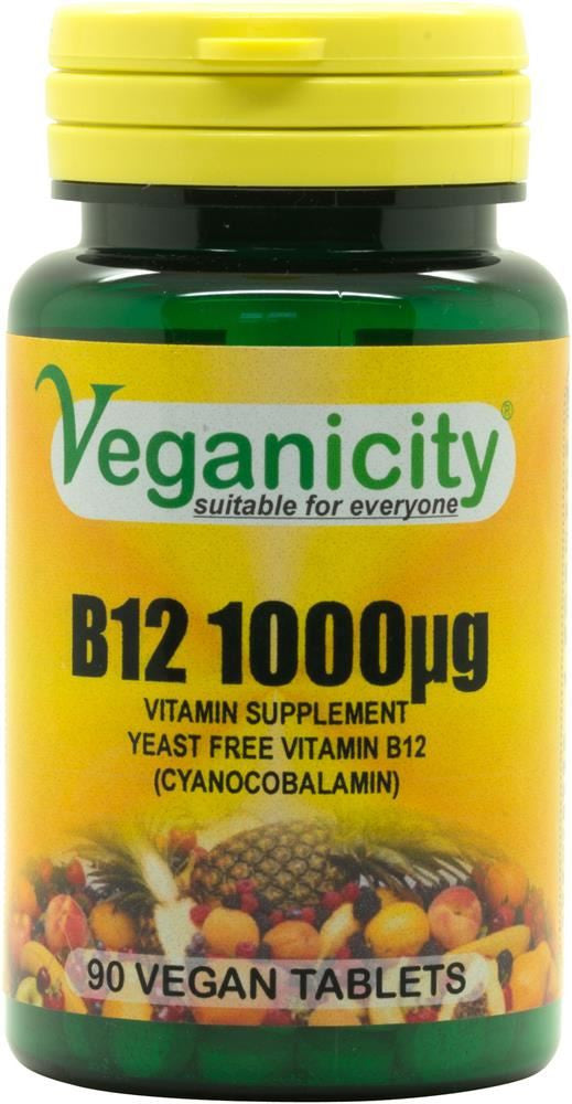 Veganicity Vitamin B12 1000ug - 90 Tablets