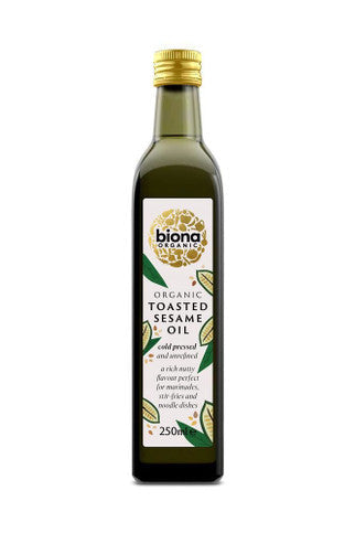 Biona Organic Cold Pressed Toasted Sesame Oil - 250ml