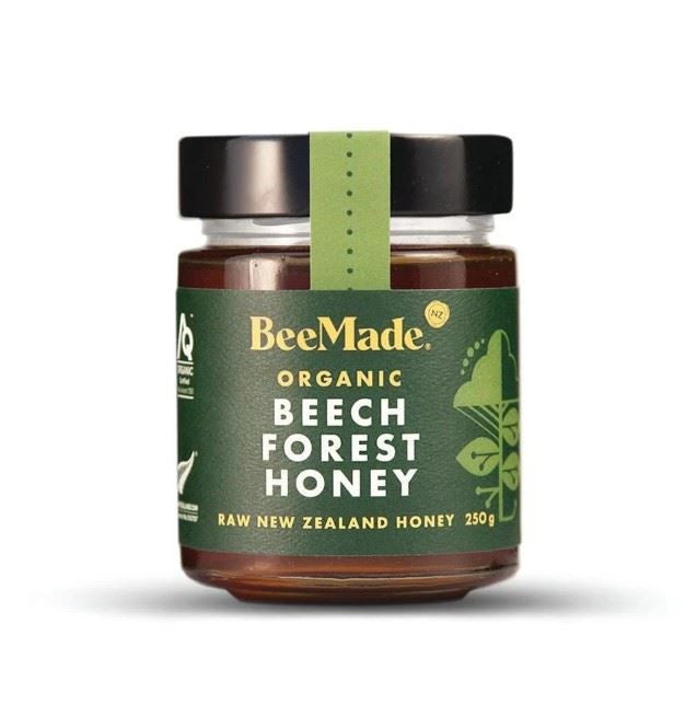BeeMade Organic New Zealand Beech Forest Honey - 250g