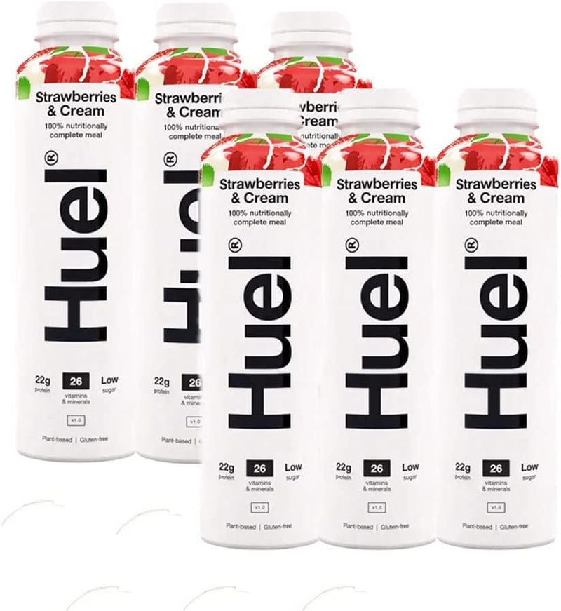 Huel Ready to Drink Strawberries & Cream - 6 x 500ml