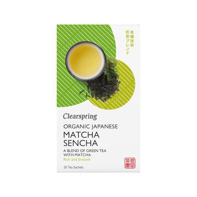 Clearspring Organic Japanese Matcha Sencha - 20 Teabags