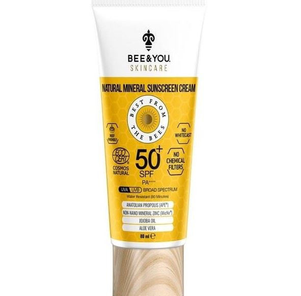 Bee and You Skincare Natural Mineral Sunscreen - 80ml