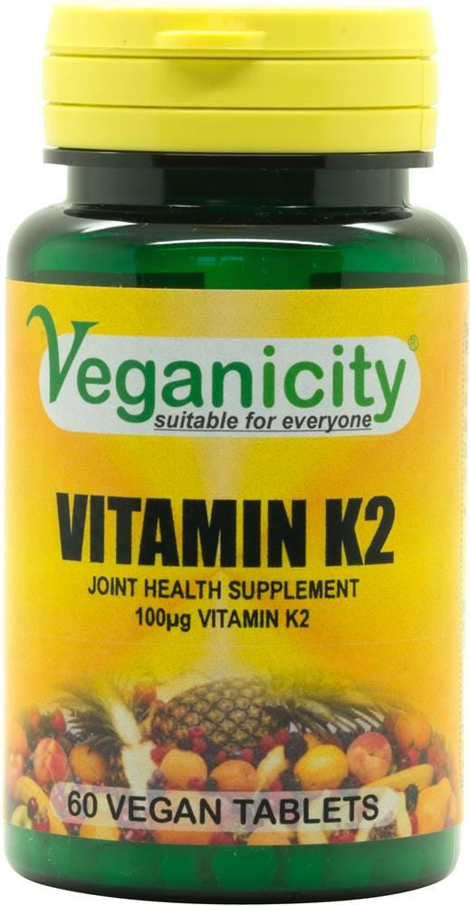 Veganicity Vitamin K2 100ug - 60 Tablets