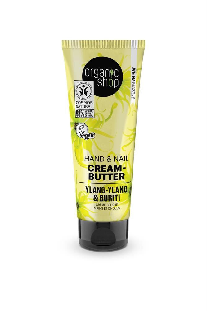 Organic Shop Ylang-Ylang & Buriti Hand & Nail Cream-Butter - 75ml