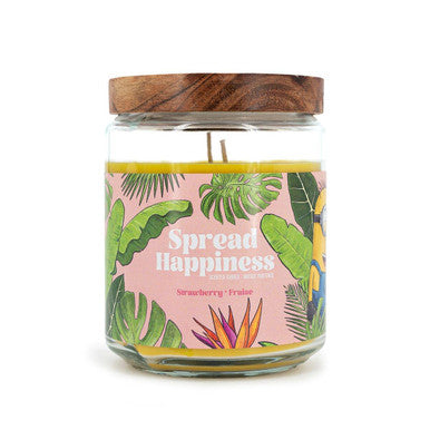 Minions Large Candle Spread Happiness Strawberry - 510g