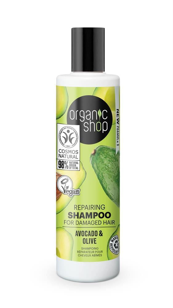 Organic Shop Avocado & Olive Repairing Shampoo - 280ml